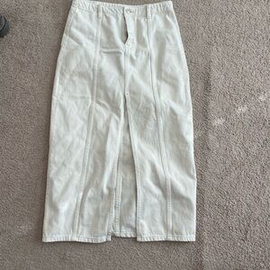 Miou Muse Jean skirt Medium, off white